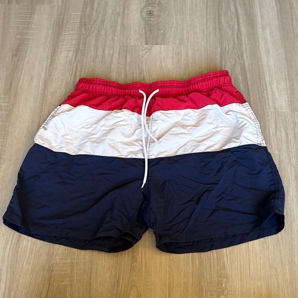 Men's Tricolor Swim Shorts